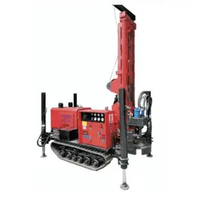 Low Cost Small Portable Compact Structure Tracked Well Drilling Machine