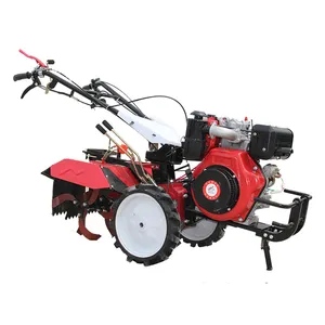 Kama Motor Diesel Motocultor Rotari Alat Pertanian Maquina De Agricultura Machine Desherbage Nozzle Spray Fog Tuin