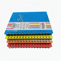 Carnet à spirales A5 simple et kawaii, couverture en polypropylène personnalisée avec pages lignées vierges pour l'écriture quotidienne