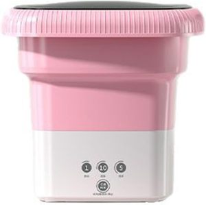 Mini Lavadora Portátil Totalmente Automática de Carga Frontal, Eléctrica, con Fuente de Alimentación Manual, para Uso Doméstico, Enchufe Estadounidense, Carcasa de Plástico - Product Image 1