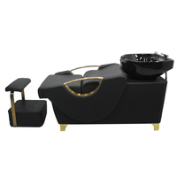 Fauteuil Lave-Tête Moderne pour Salon de Coiffure et Barbershop