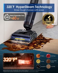 Tineco Floor ONE S7 Smart Aspirapolvere Lavapavimenti Senza Fili per Pulizia a Secco e Umido con Pulizia Bordo-Bordo e Funzione Auto-Pulente - Product Image 5