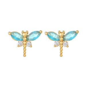 Aretes Pequeños de Zirconia Chapados en Oro, Estilo Animal, para Cartílago y <span class=keywords><strong>Tragus</strong></span>, para Mujer, Joyería de Moda Punk Coreana - Product Image 5