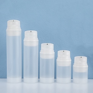 Botella Dispensadora de Vacío con Clip de 30/50/80/100/120/180 ml, Transparente, de PP, para Champú y Loción, Reciclable - Product Image 1