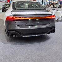 Kit de Carrocería Completo Estilo RS7 C8 2025+ para Audi A7 S7 C7 C7.5 2009-2018, Incluye Parachoques Delantero y Trasero, Capó, Faros y Guardabarros