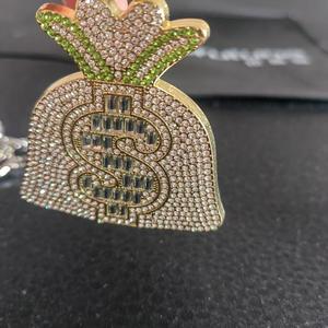 Nuevo Collar Hip Hop de Gengar para Hombre, Colgante de Monstruo Pequeño Élfico con Cuerda, Aleación de Circonio, Ideal para Bodas, Compromisos, Fiestas y Aniversarios - Product Image 4