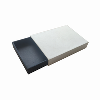 Joyero de lujo de cartón grande personalizado, caja de cajón de Material reciclado de laminación mate en relieve con revestimiento UV para joyería