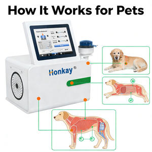Máquina de Terapia de Ondas de Choque de Alto Rendimiento para Animales, para Relajación Muscular Antiinflamatoria y Curación Acelerada - Product Image 1