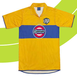 Maglie da <span class=keywords><strong>Calcio</strong></span> Retro Tigres UANL 100% Poliestere Traspiranti ad Asciugatura Rapida Magliette da Uomo Realizzate con Tecnologia <span class=keywords><strong>di</strong></span> Taglio Automatico - Product Image 3