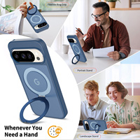 Coque de téléphone magnétique en TPU et PC avec support d'appareil photo pour Google Pixel 10, Pixel 9 Pro XL, Pixel 6, Pixel 7 – Vente en gros