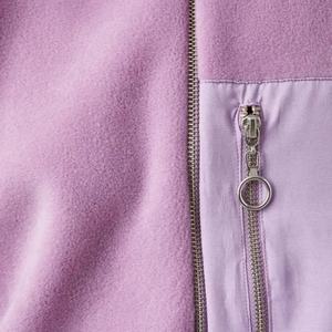 Chaqueta de Forro Polar con Cierre de Cremallera de Invierno Personalizada al por Mayor, Chaquetas de Forro Polar con Media Cremallera, Suéter Tipo Pullover, Chaqueta para Mujer - Product Image 5