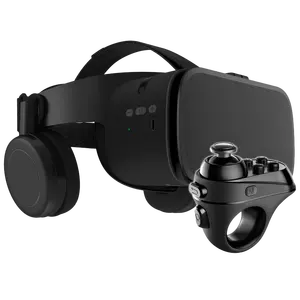 IOS 안드로이드 스마트 폰을위한 TBZ OEM 오리지널 VR 가상 현실 3D 안경 상자 스테레오 VR 판지 헤드셋 헬멧