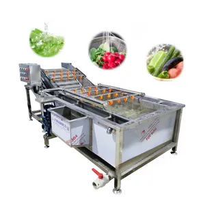 Automatic Industrial Air Bubble Ozone Fruit Washing Machine Vegetable And Fruit Washing Machine With Bubble