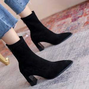 black boots ankle length