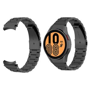 สายนาฬิกาสแตนเลสแท้,คุณภาพสูงสำหรับ <span class=keywords><strong>Samsung</strong></span> <span class=keywords><strong>Galaxy</strong></span> Watch <span class=keywords><strong>4</strong></span> 40มม. 42มม. 44มม. 46มม. - Product Image 1