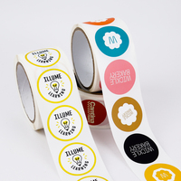 Etiqueta Adhesiva con Logotipo Personalizado, Adhesivo Impermeable de PVC, Rollo de Etiquetas de Vinilo para Embalaje
