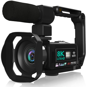 Caméscope numérique 8K Entry-Pro 48MP avec écran tactile HD 3,0 pouces, prise en charge du micro externe et de la caméra vidéo numérique HD - Product Image 2