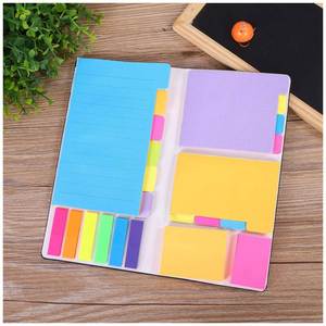 Business Office Student Fluorescent Multi-color Sticky Multifunctional <b>Notebooks</b> for Work Records and Student Notes - Product Image 3