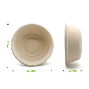 LuzhouPack Amostras Grátis Biodegradável <span class=keywords><strong>Pet</strong></span> Bowls Compostable Cat Dog Food Water Feed Bagaço para Camping - Product Image 6