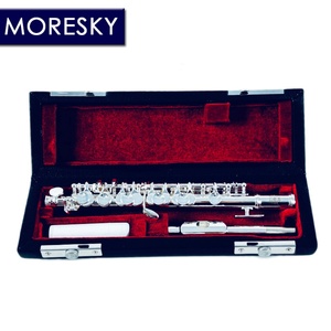 Flauta Piccolo en Do MORESKY, Tono C, Tamaño Medio, Cuproníquel Plateado MPC-801 - Product Image 1
