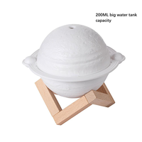 Lampe lunaire USB portable, humidificateur d'air à brume fraîche Jupiter avec veilleuse pour les fournitures de fête d'Halloween