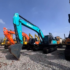 Excavatrice d'occasion Kobelco Sk350 de grande taille, Japon, 35 tonnes, chenilles, homologation EPA/CE, vente, pompe hydraulique, roulement, moteur PLC, moteur, prix bas - Product Image 2