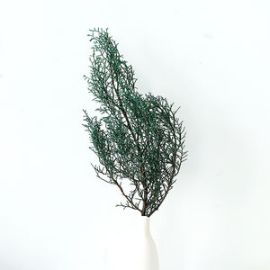 永遠の鹿ホーンアントラーズ松干し花クリスマスバレンタインデーリースペンダントブーケ長続きDIYデコレーション - Product Image 2