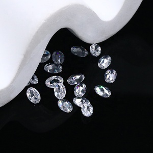 Bán Buôn Rose-Cut-<span class=keywords><strong>Cubic</strong></span>-<span class=keywords><strong>Zirconia</strong></span> 2*3 Mm Để 4*6 Mm Phẳng Trở Lại Đá Rõ Ràng Màu Trắng Hình Bầu Dục Zircon Rose Cut Đá Quý 5A <span class=keywords><strong>Cubic</strong></span> <span class=keywords><strong>Zirconia</strong></span> - Product Image 4