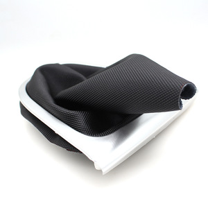 Renault Clio Mk4 Gear <b>Shift</b> <b>Knob</b> And Dust Cover Set Black Silver Leather Ergonomic Design - Product Image 4