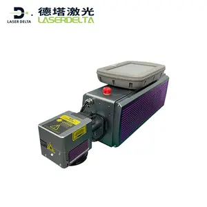 Flying Co2 Laser Marking Machine With Visual Positioning System CCD Camera Laser Coding Machine For Pet Bottles