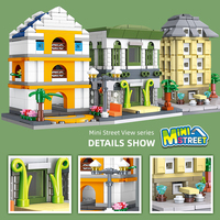 59075-59080 Street View School ensamblado MOC ladrillos juego de bloques de construcción ABS plástico niño colección regalo Juguetes