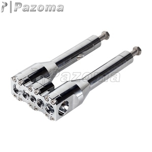 Abrazadera de montaje para manillar de 28mm, elevador de barra en T estilo Club, 6 "8" 10 "12" para Harley <span class=keywords><strong>Dyna</strong></span> Street Bob Softail Sportster Chopper <span class=keywords><strong>Moto</strong></span> - Product Image 6