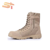 SIKE Meilleur prix de vente, chaussures de travail pour hommes en cuir à embout d'acier de haute qualité, bottes tactiques les plus vendues en Chine