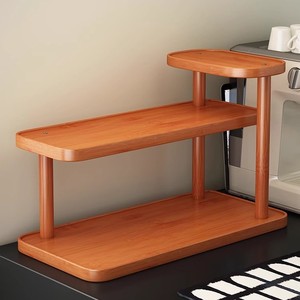 Cosmetic <b>storage</b> rack, <b>dressing</b> <b>table</b> desktop, skincare product <b>storage</b> box, solid wood entryway perfume, lipstick, and water - Product Image 1