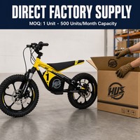 Vélo tout-terrain électrique pour enfants, 16 pouces, 36V, batterie lithium, suspension avant, pneus cramponnés, moto électrique pour enfants