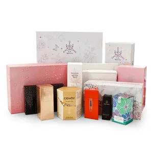 Caixa de papel para presente de maquiagem para pequenas empresas, cartão reciclável para cuidados com a pele cosméticos personalizados recicláveis, papelão artesanal