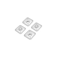 Pins d'isolation CVC avec rondelles, support métallique 50x50mm