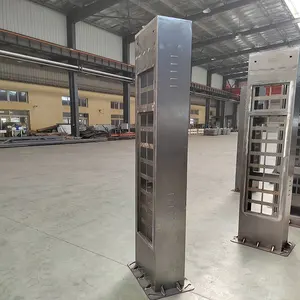 Rak logam fabrikasi aluminium produk cangkang layanan fabrikasi kandang telepon kustom