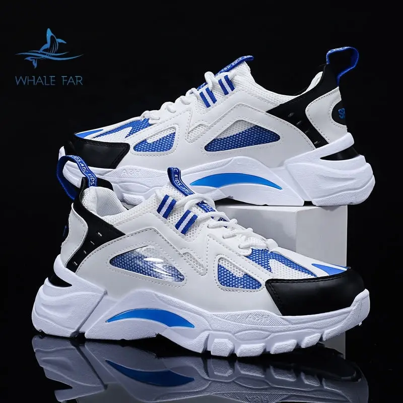 High quality men summer shoes casual fashion men mesh shoes men's sports thick-soled sneakers