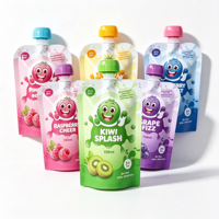 Pochettes Doypack personnalisées de 100 ml, 200 ml, 300 ml, 500 ml, de qualité alimentaire, stérilisables, pour boissons, vodka, bière, avec bec verseur, emballage souple.