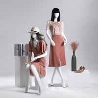 Maniquí de Cuerpo Completo Femenino, Talla Estándar, Brillante, para Exhibición de Ropa