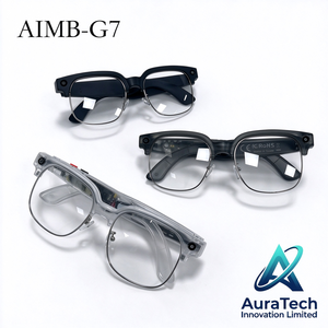 AuraTech Yeni AIMB-G7 Akıllı Gözlük 8MP HD Fotokromik Yarım Çerçeveli 4GB Yapay Zeka Çeviri BT Arama Erkek Kadın - Product Image 5