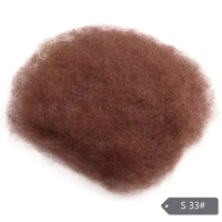 Extensions de cheveux humains Remy 100% péruviens, 12 pouces, 50g, en vrac, Afro Kinky, double trame tissée à la machine, toutes couleurs