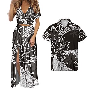 <span class=keywords><strong>Coppia</strong></span> vestiti Casual polinesiano tribale aderente stampa e camicia da uomo <span class=keywords><strong>coppia</strong></span> <span class=keywords><strong>vestito</strong></span> vestiti abiti donna camicie Sexy - Product Image 2