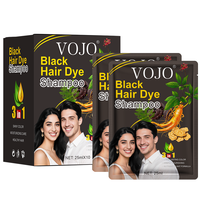 Shampooing Colorant Capillaire Longue Durée au Ginseng Sans Ammoniaque, Teinture Capillaire Végétale, Prix Usine, Vente en Gros Fabricant, Faible MOQ, Direct Usine