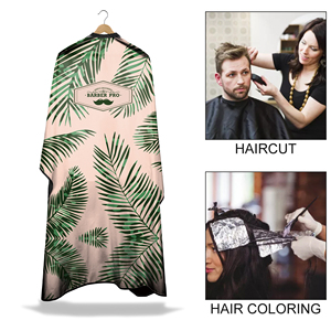 Capes de coupe imperméables avec fermeture à pression Barber Hairdressing Salon Cape Taille: 65 "x 57" - Product Image 5