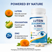 Comprimés de Lutéine, de Zéaxanthine et de Zinc, Complément Alimentaire pour la Santé Oculaire, pour le Bien-être de la Vision au Quotidien