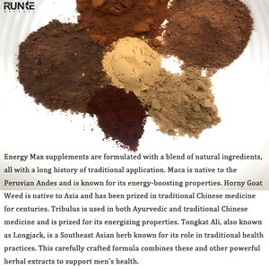 Suppléments de Tribulus en capsules bio pour hommes, mélange de poudre de Maca Horny Goat Weed, contenant des parties de fruits et de feuilles - Product Image 3