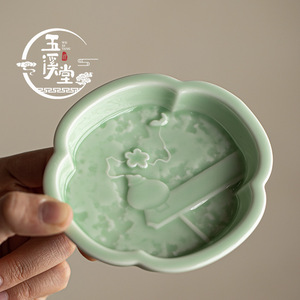 Assiette à thé et à collation en céramique, forme de fleur, porcelaine, petite taille, pour la maison, mariage, plateau à fruits - Product Image 2