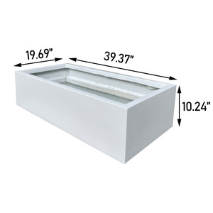 KX New product listing raised window indoor planting holder custom fibreglass hanging stackable grow system planter box